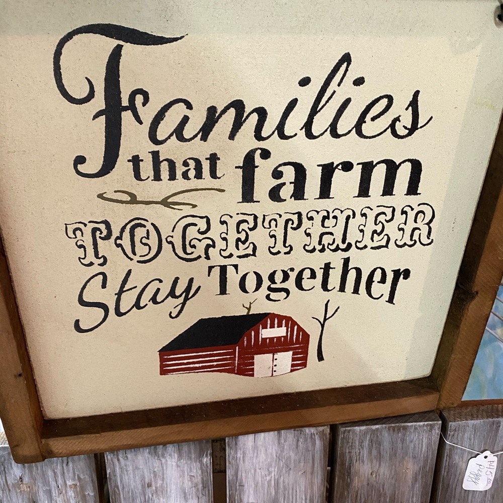 Families that farm together